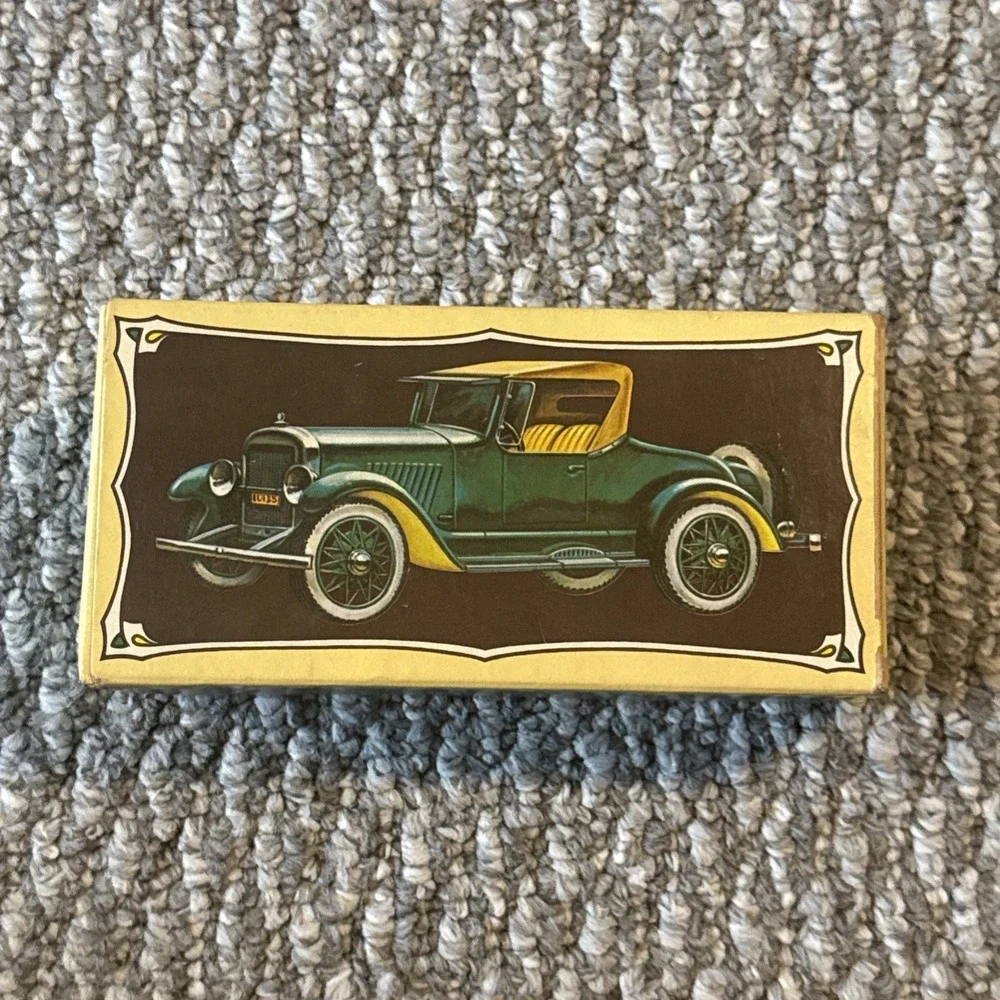 Avon Sterling Six II Green Car Tai Winds After Shave 7oz Vtg Bottle Box NIB